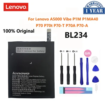100% Оригинален Пълен 4000 ма BL234 BL BL 234-234 батерия За Lenovo A5000 Vibe P1M P1MA40 P70 P70t P70-T Батерия за Мобилен телефон