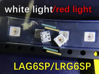 20 бр/лот от Немски червен 3528 6 фута LAG6SP/LRG6SP бял led LW G6CP кръпка мъниста.