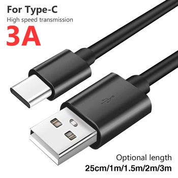 2A 3A C USB Кабел 3A Бързо Зарядно Устройство Type C Кабел Кабел за Бързо Зареждане на Кабели за Синхронизация За Samsung Google на LG, Huawei iPad Pro 2021 iPhone