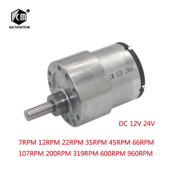 37 мм 12 v мотор-редуктор постоянен ток от 7 об./мин. до 960 об./мин. с най-Висок въртящ момент от Скоростната кутия Електромотор Нов Мотор-редуктор