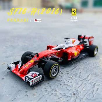 Bburago 1:43 Ferrari F1 2019 SF16-5 Моделиране сплав супер играчка модел на превозното средство За с волана колело управление на предните колела