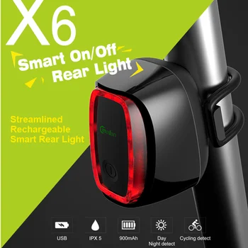 Meilan X6 под наем Фенер Безжични Задни Лазерни Светлини USB Акумулаторна Умен Задна Светлина МТБ Колоездене Предупреждение За Сигурност Led Аксесоари под Наем