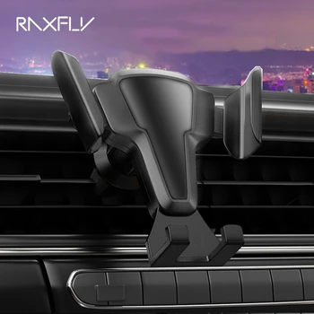 RAXFLY Автоблокировка Кола За Телефон в Кола отдушник за Монтиране Без Магнитно Притежателя на Мобилен Телефон, Поставка За iPhone Xiaomi Samsung