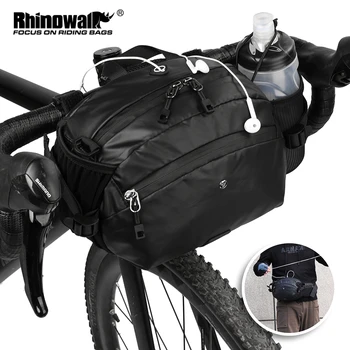 Rhinowalk велосипедна чанта чанта на волана Колоездене, Чанти Водоустойчив Многофункционален Преносима Чанта През Рамо Велосипедна Чанта Аксесоари За Велосипеди 2020