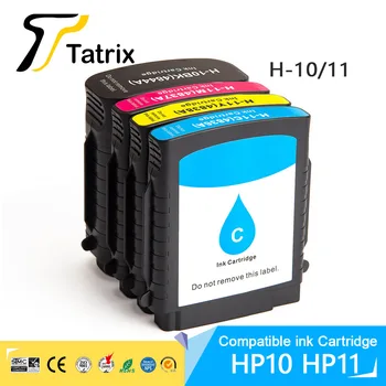 Tatrix за HP 10 11 Взаимозаменяеми мастило касета За HP Designjet 100 110 1000 1100 1200 2200 2230 2250 2280 2300 2600 2800 Принтер