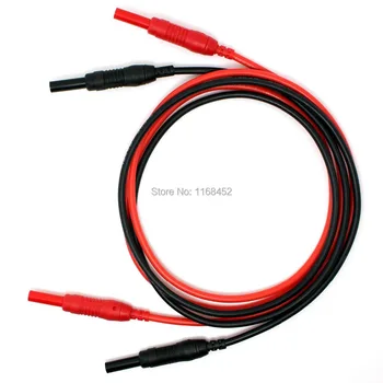 TL491 Високо качество 13AWG 2,5 mm2 гъвкави силиконови 4 мм Прибиращи Вилици Тест Тел Пач-кабел