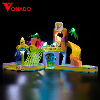 Vonado Led Лампа Комплект За 41720 Аквапарк Набор от градивни блокове (не включва модел) Тухли САМ Играчки За деца