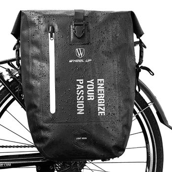 WHEEL UP 27L богат на функции Велосипедна Чанта За Багаж Водоустойчив Мотор Чанта За Задна Седалка Велосипедна Чанта За Носене Задната Стойка Велосипедна Чанта За Багажник