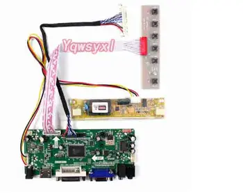 Yqwsyxl Такса за управление на Монитор, Комплект за HT185WX1-100 HT185WX1-500 HDMI + DVI + VGA LCD led екран контрольор карта на Водача
