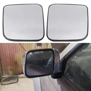 Автомобилни Стъклени Огледала за Обратно виждане с Подгряване, Странични Огледала за Обратно виждане с Крило за Пикапи, Nissan Patrol Y61 Navarra D22 1997-2015