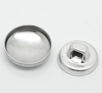 Безплатна доставка-500 комплекта алуминиеви Тона метални бутони с покритие 10 мм x 10 мм (3/8 