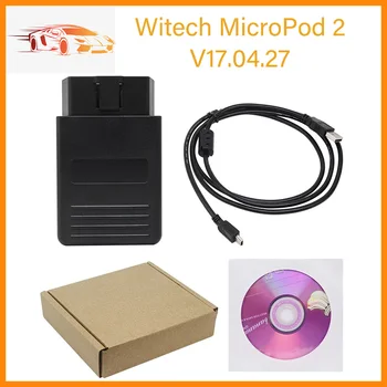 Висококачествен инструмент за диагностика MicroPod 2 WiTech 17.04.27 поддържа както онлайн, така и офлайн програмиране за Chry-sl-er D-od-ge J-e-еп