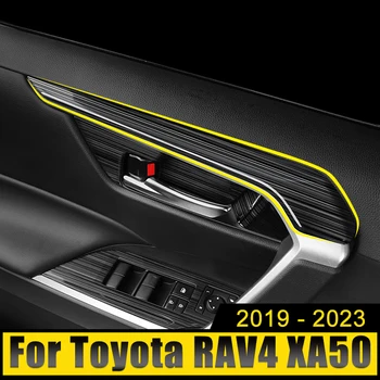 Дръжки на вратите на Автомобила От Неръждаема Стомана, Каишки Дограма, Декоративни Облицовки, Аксесоари За Toyota RAV4 XA50 2019-2021 2022 2023 Hybrid