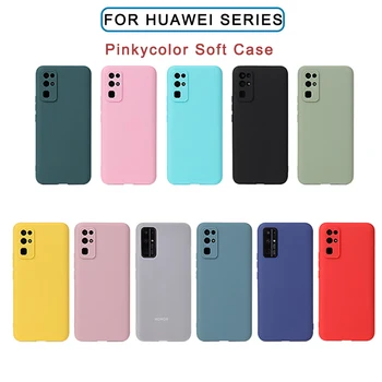 Калъф За Мобилен Телефон Huawei P30 P20 P40 Капитан 20 30 Honor 20 Lite Pro Луксозен Мек Защитен Калъф За Мобилни Телефони