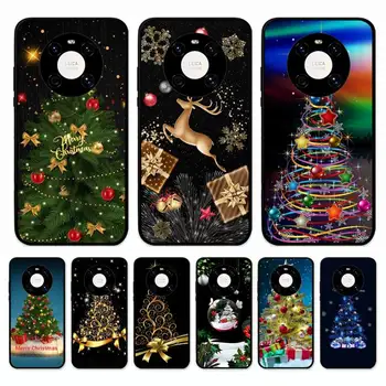 Калъф за телефон Merry Christmas Tree Elk за Huawei Капитан 20 10 9 40 30 lite pro X Nova 2, 3i 7se