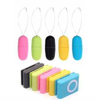 Нов Водоустойчив 20 Степени гама цветове Вибриращи Любов Яйца MP3 Безжично Дистанционно Управление Куршум Вибратор Играчки За Възрастни Секс За Жените