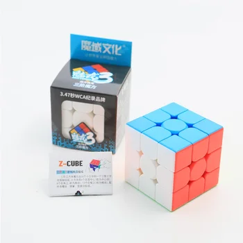 Оригинален Moyu meilong 3 5,5 см 3x3x3 Магически Способи Куб Пъзел без етикети 3x3 Професионален Cubo Magico Забавни Детски Играчки