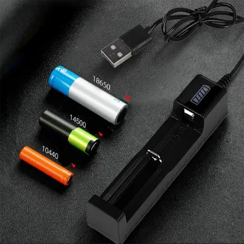 Подходящ за 18650 26650 14500 Литиево-йонна батерия от 3.7 В/4.2 В USB Слот за Смарт Многофункционално Зарядно Гнездо за Аксесоари