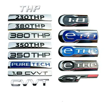 се прилагат за Citroen 508 4008 308S C5-X C5 C4L THP wordmark GT стандартен страничната логото на автомобила задни лого Скала преместване