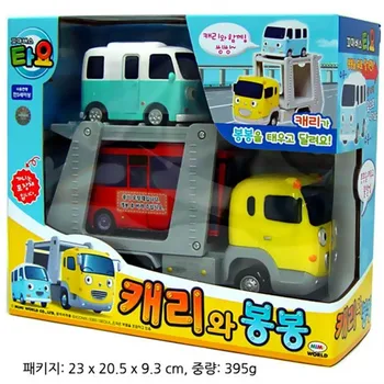 Тайо автобус ремарке, автобус coche набор от Бонбонг Носят oyuncak отстъпи модел автомобил детски играчки brinquedos menino
