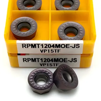 Твърдосплавен инструмент RPMT1204 MOE JS VP15TF външен струг инструмент за метал RPMT 1204 детайли с CNC струг инструмент за струговане fresa